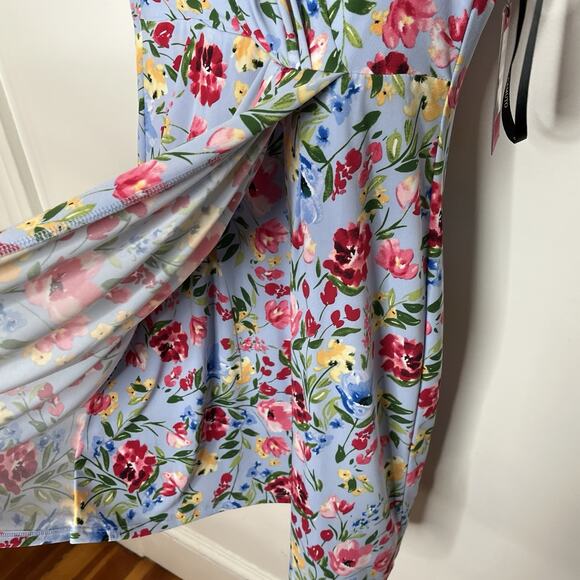 Vince Camuto Floral Dress Womens Size 12 Graduation Wedding Guest Summer Event - Picture 6 of 10